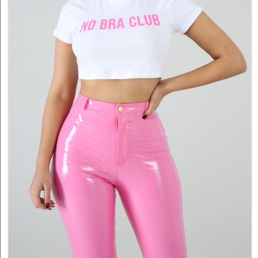 No Bra Crop Top